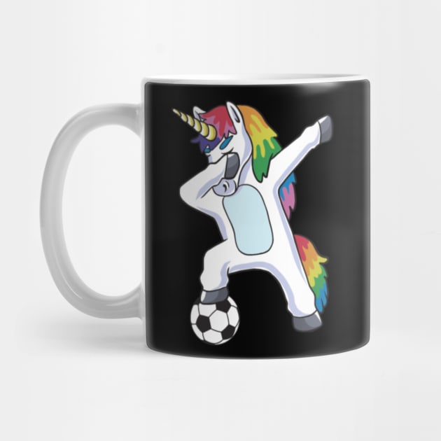 Dabbing Unicorn Soccer by Kink4on